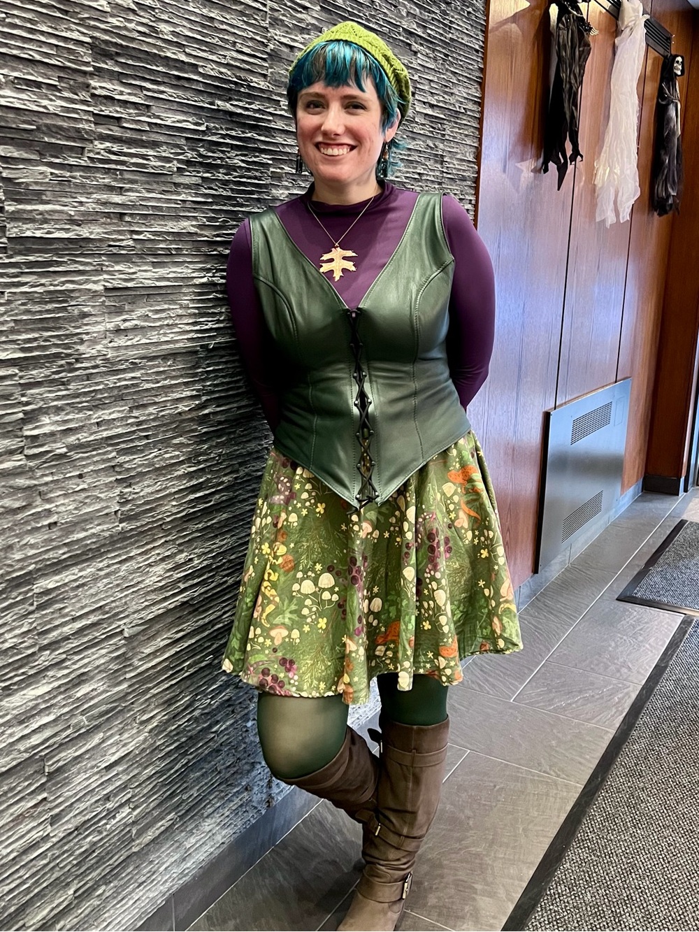 Morningwitch mini skirt salamander woods